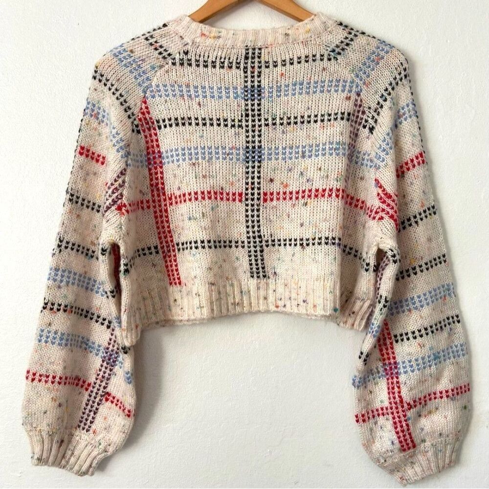 Topshop Check Pattern Sweater - Picture 7 of 12